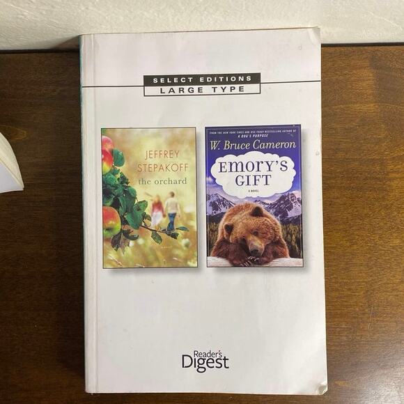 Lot of 4 Readers Digest Large Type Print Books The Orchard The Sentry Lawyer Dog - Picture 2 of 12